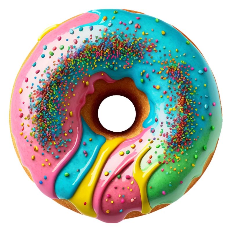 Bunte Donut Vibes