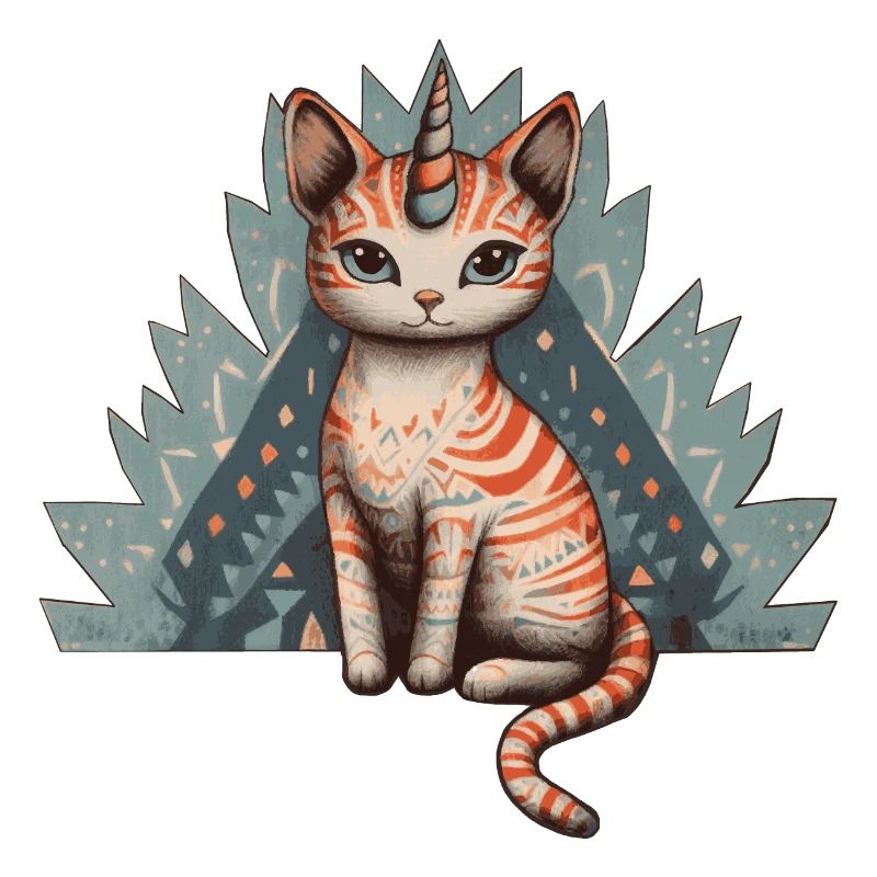 Pastel Unicorn Cat
