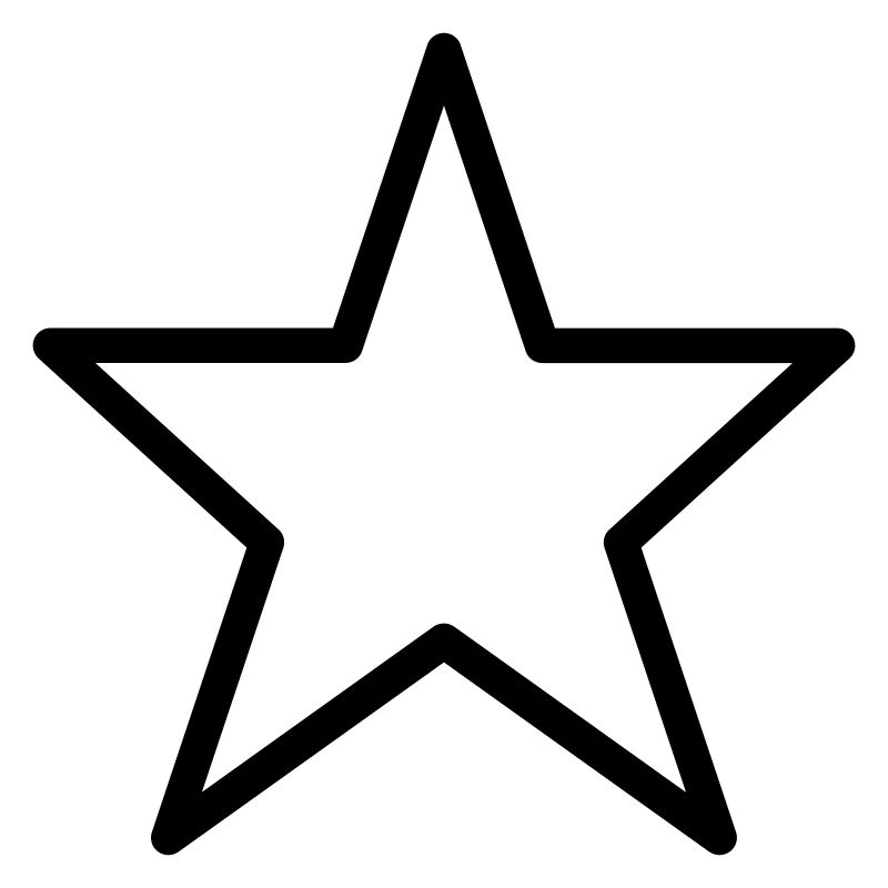 Stern Umriss Symbol