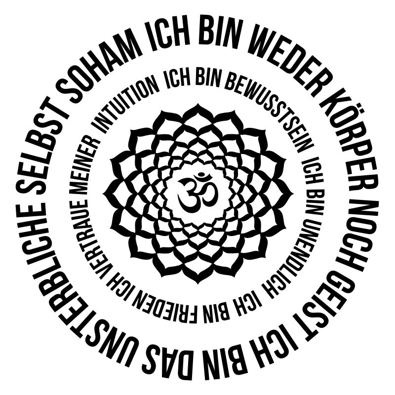 Kronenchakra Mantra SOHAM ich bin Frieden
