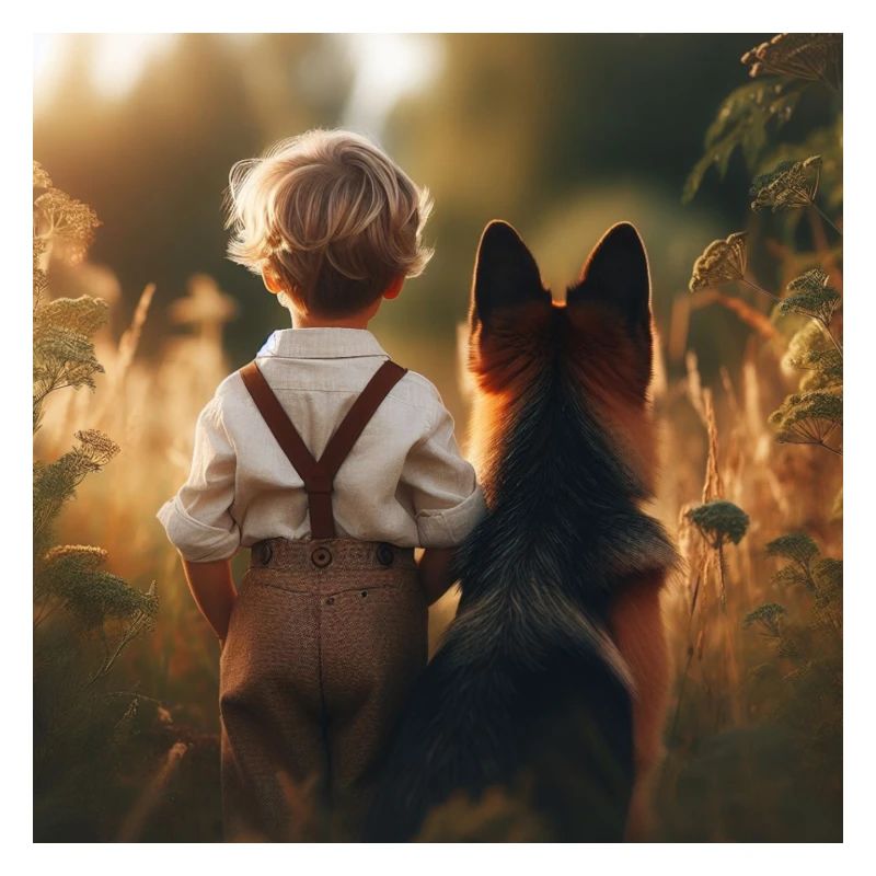 Deutscher Schäferhund Kunst