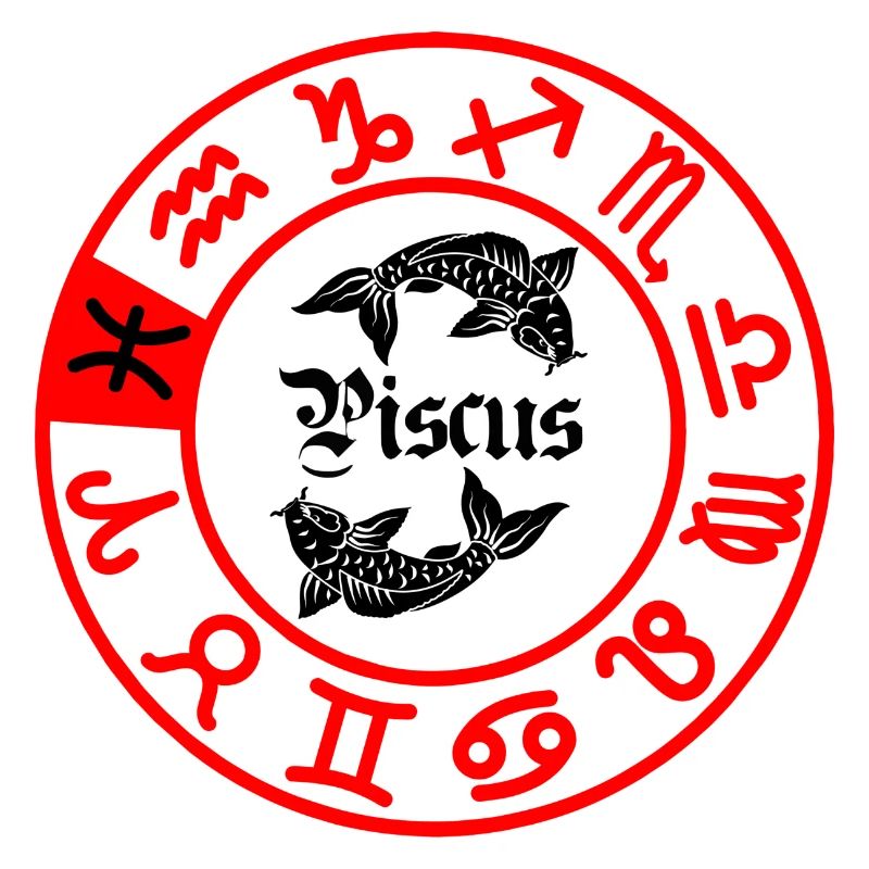 Zwölf Sternzeichen Piscus Piscus