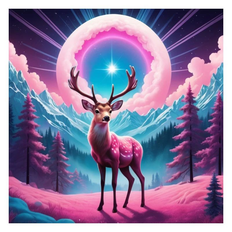 Deer on the mountain