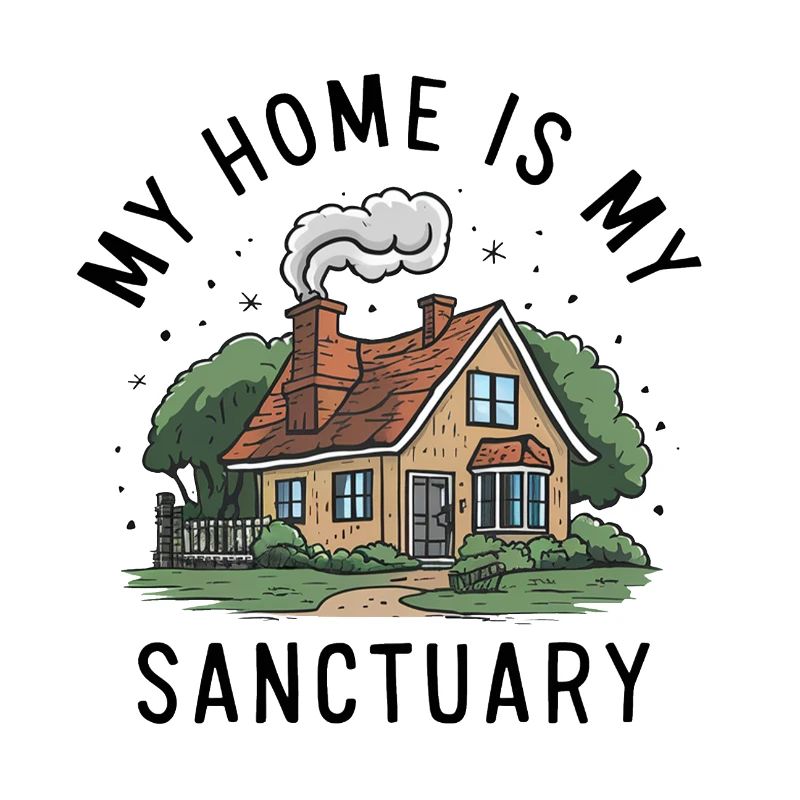 Ma maison est mon refuge.