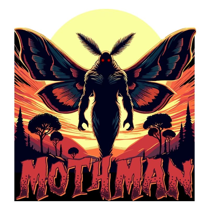 Mothman Monstre Halloween