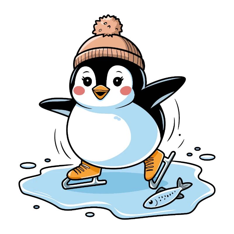 Skating Penguin
