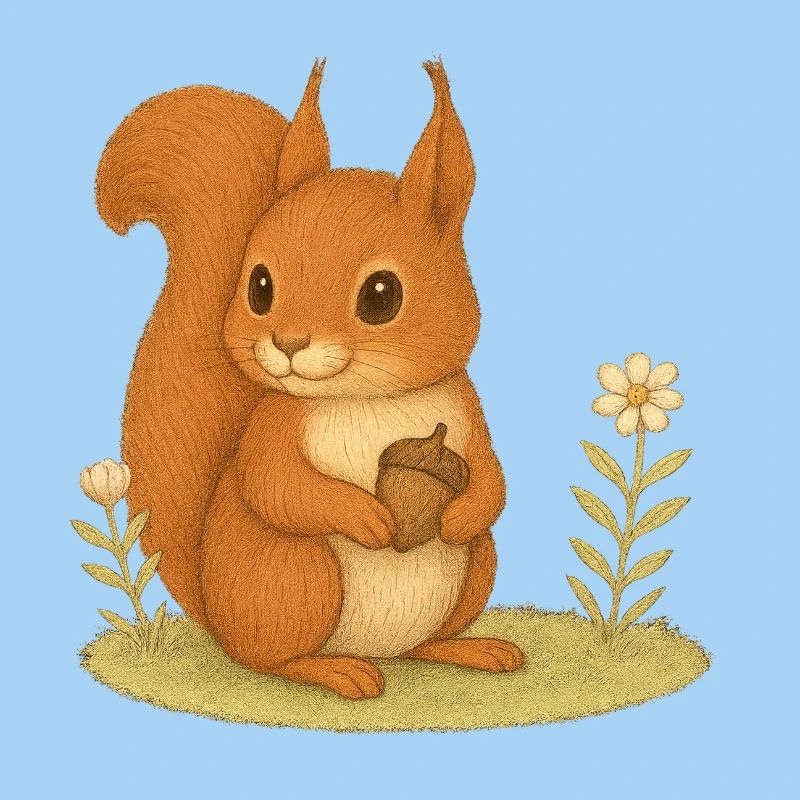 Nordischer Wald - Eichhörnchen