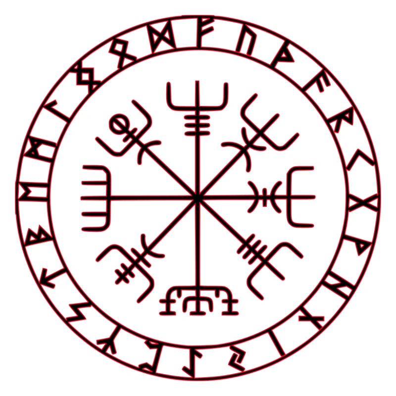 Wikinger Kompass -Vegvisir