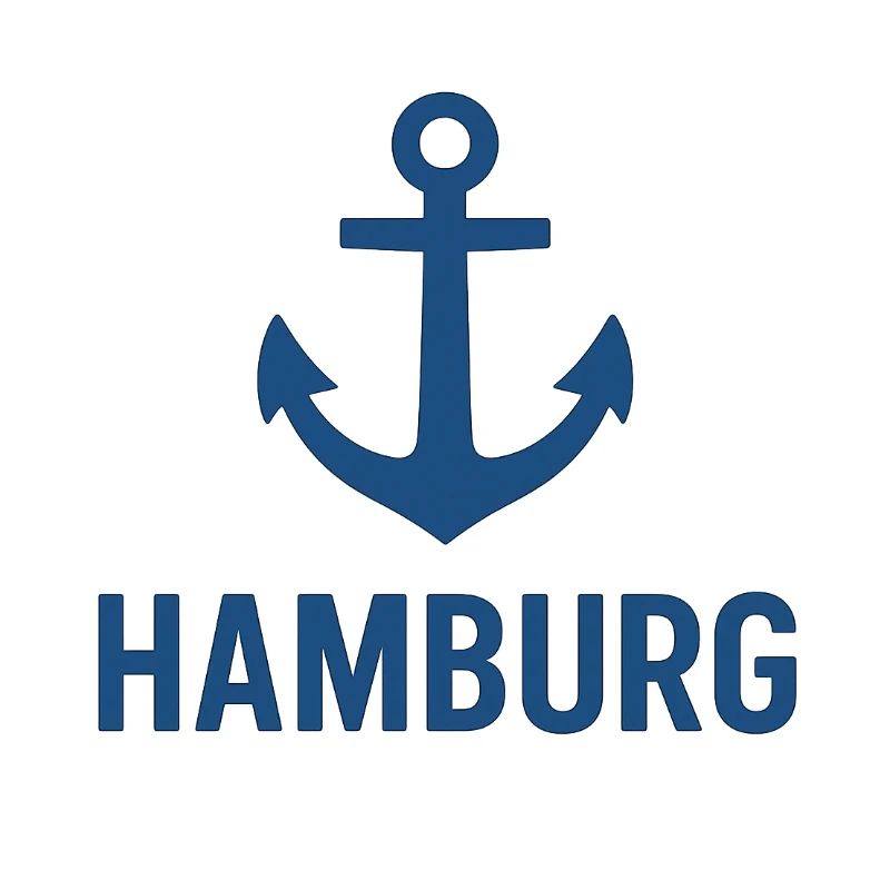 Hamburg mit Anker