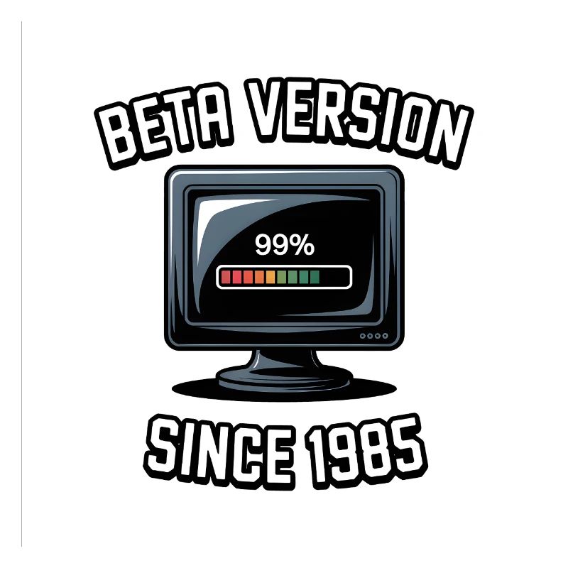 Retro Computer Fortschritt Design