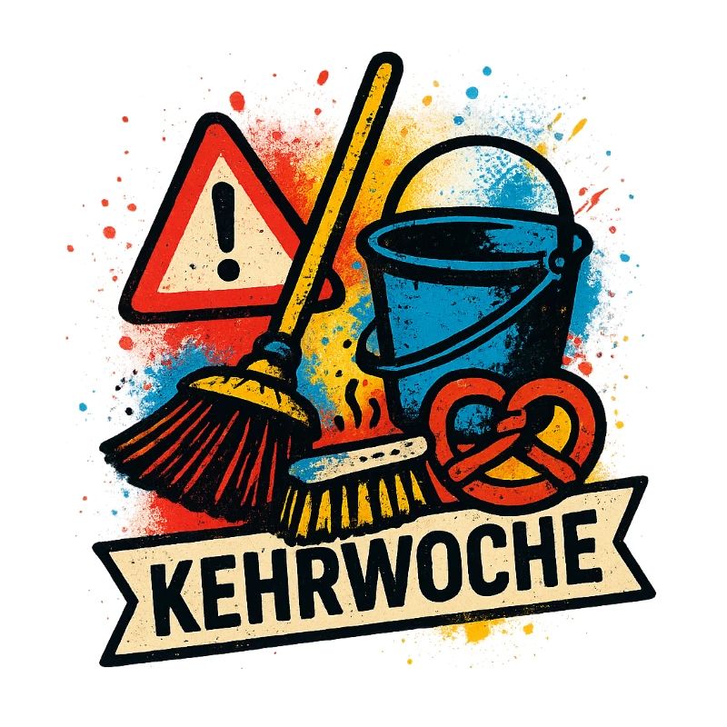 Typical Swabian sweeping week