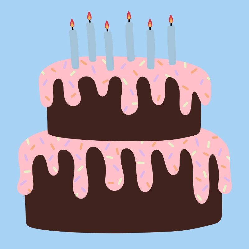 Celebration Cake with Pink Icing