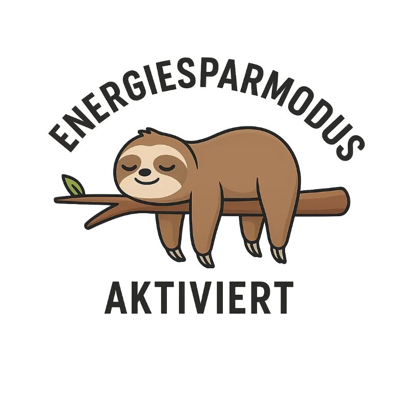 Energy Saving Slack Sloth Design