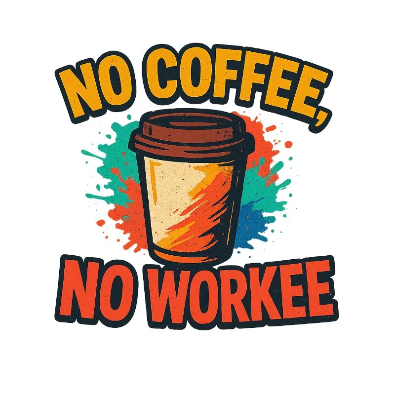 Kaffeepause Protest Illustration