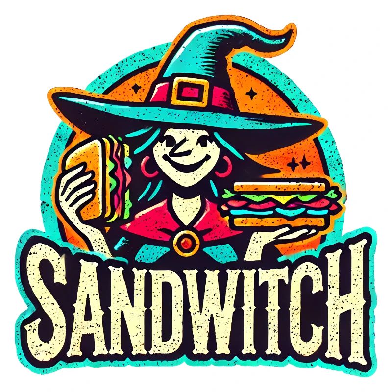 Sandwitch Hexe Sandwich Halloween