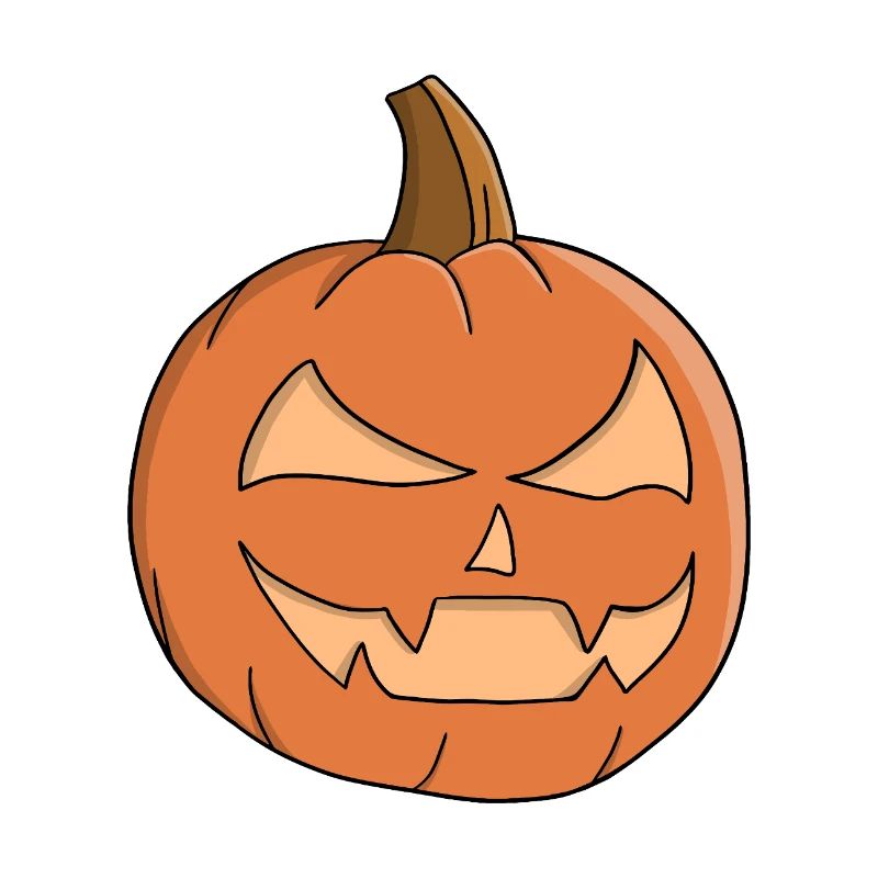 Mitternächtliches Jack-O-Lantern-Grinsen