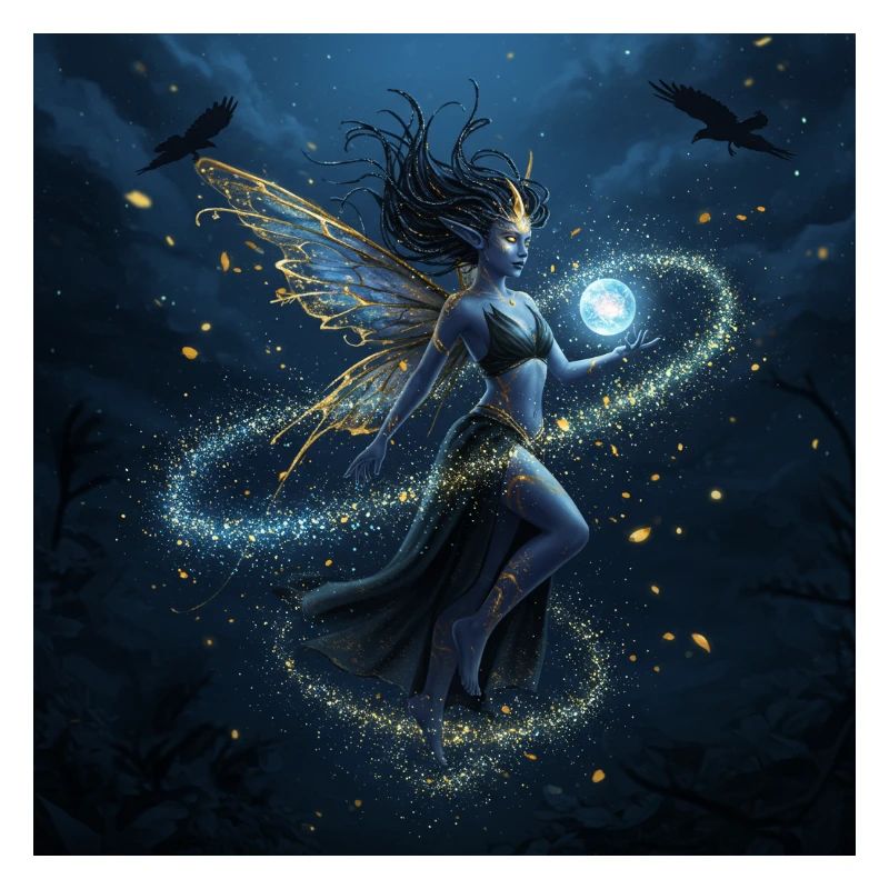 Moon Magic Fairy in the Nightlight