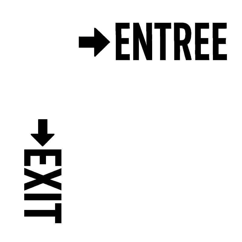 Entrée de sortie