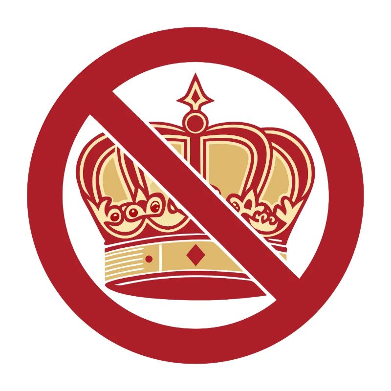 Pas de rois Pas de rois avec une couronne royale
