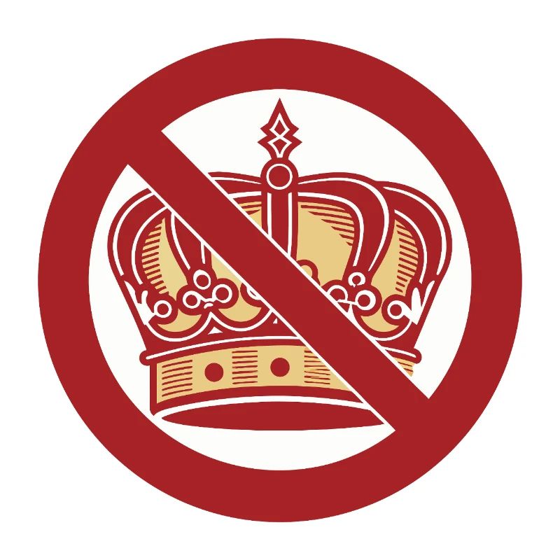 Pas de mouvement des rois Pas de rois avec la couronne du roi