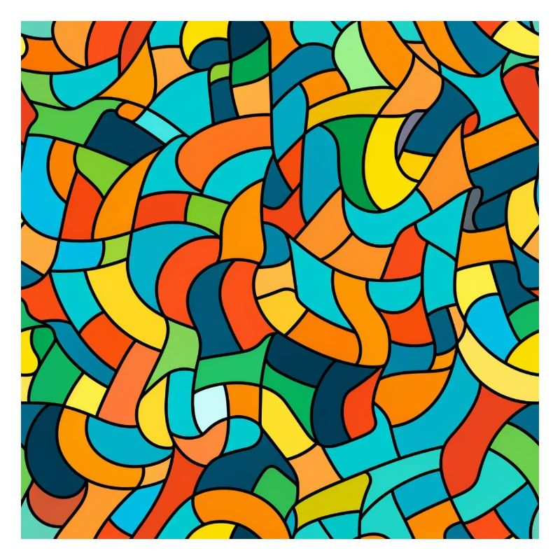 Nœud de couleur Tangle