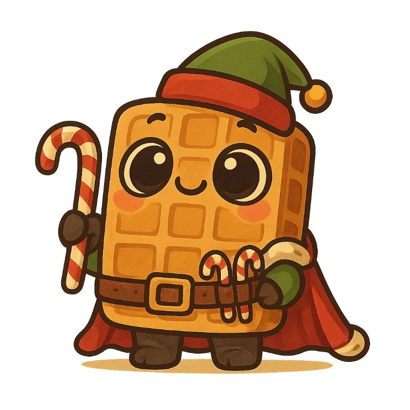 Weihnachts Waffel