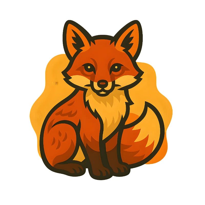 Fox Cub Illustration