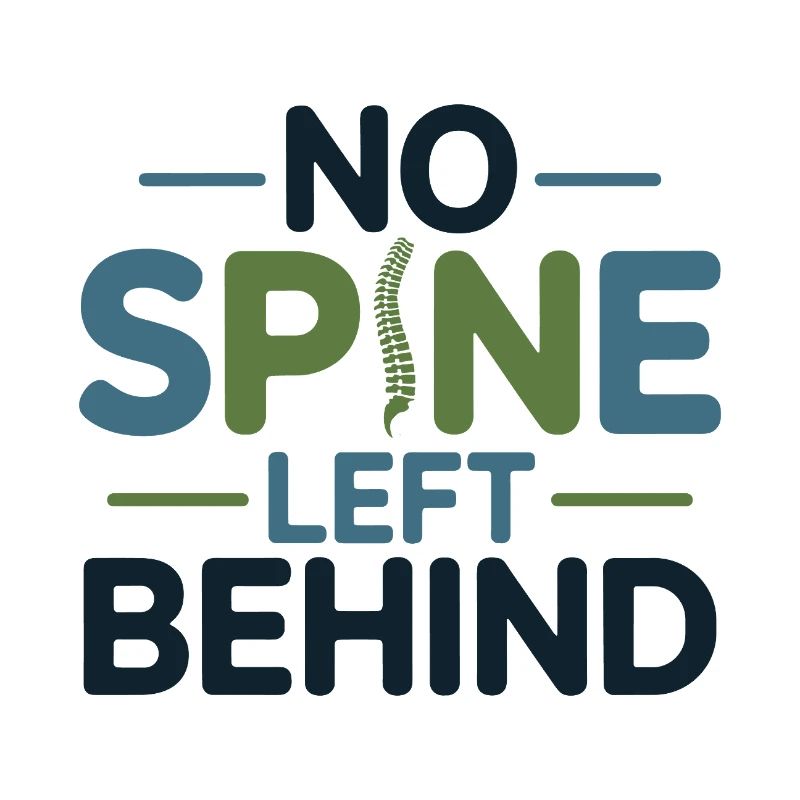 Chiropractor No Spine Left Behind Professional 