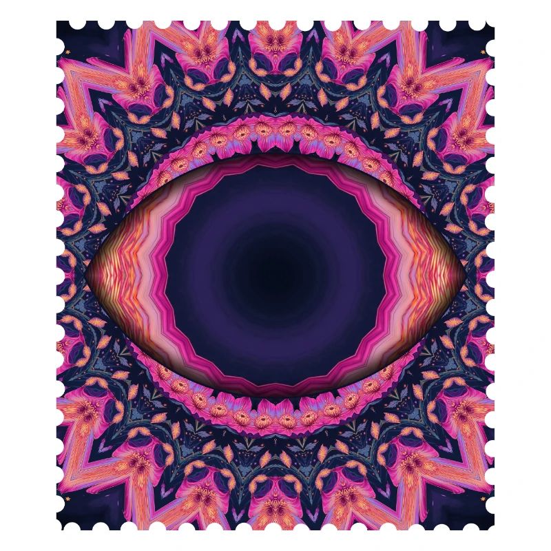 Psychedelic Eye Mandala