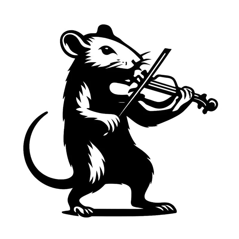 Violin Playing Rat