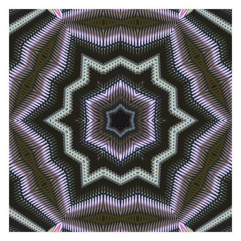 Kaleidoskopischer Sternen-Mandala