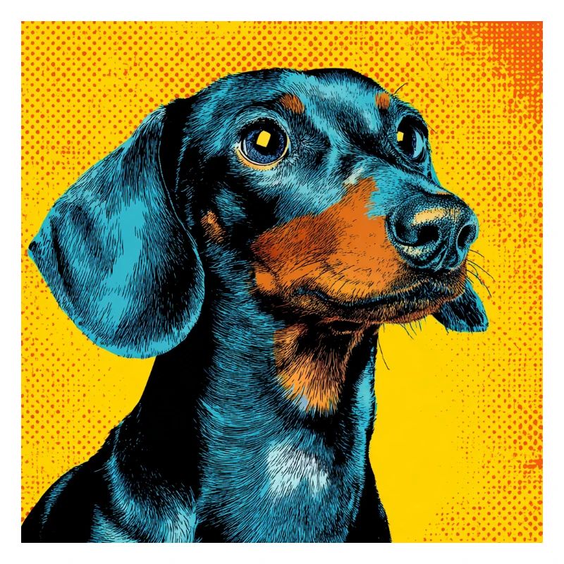Pop-Art-Dackel