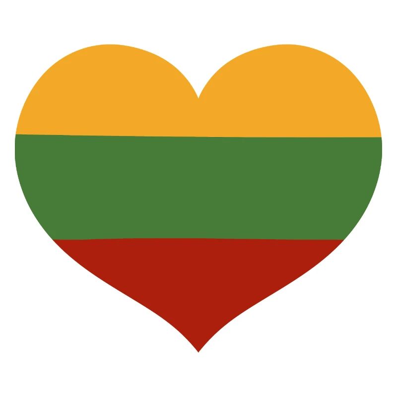 Litauische Herzflagge