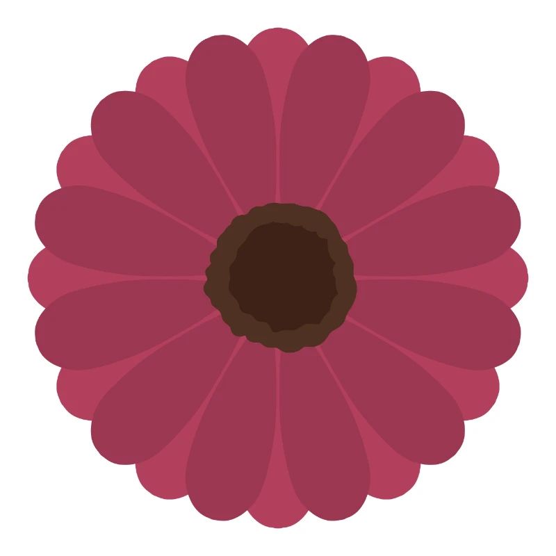 Rosa Gerbera-Blütenmuster