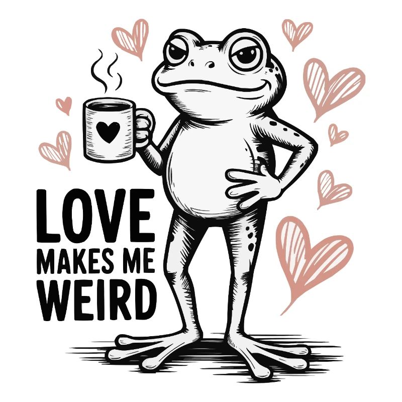 Love Makes Me Weird Frog