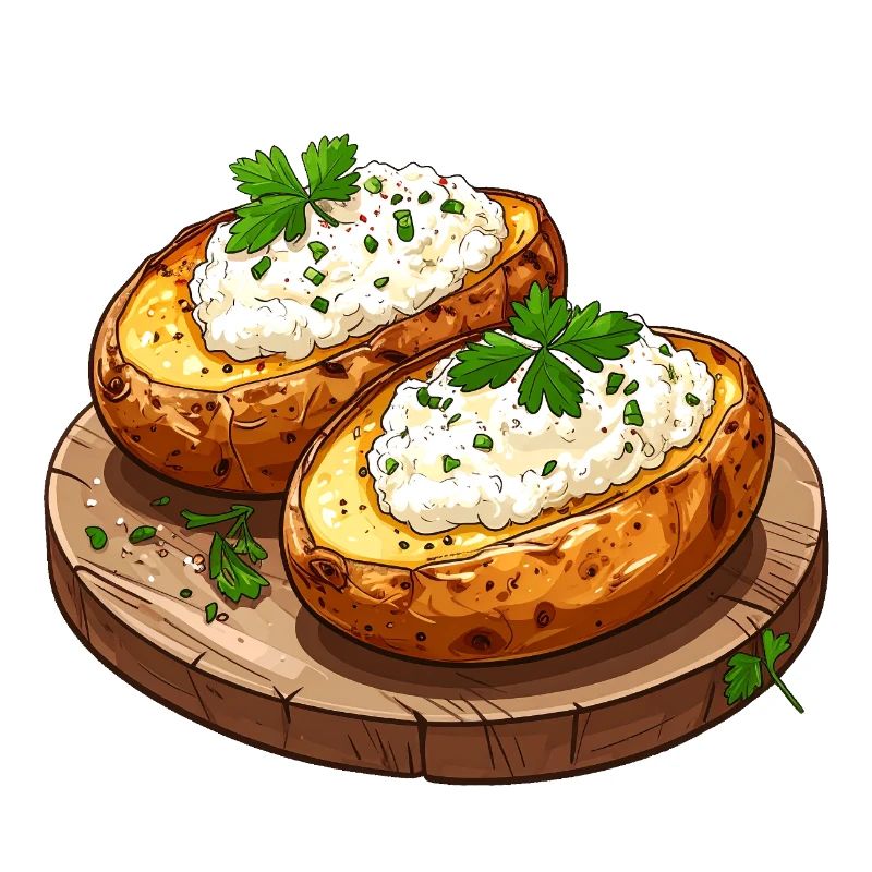 Pellkartoffeln mit Quark