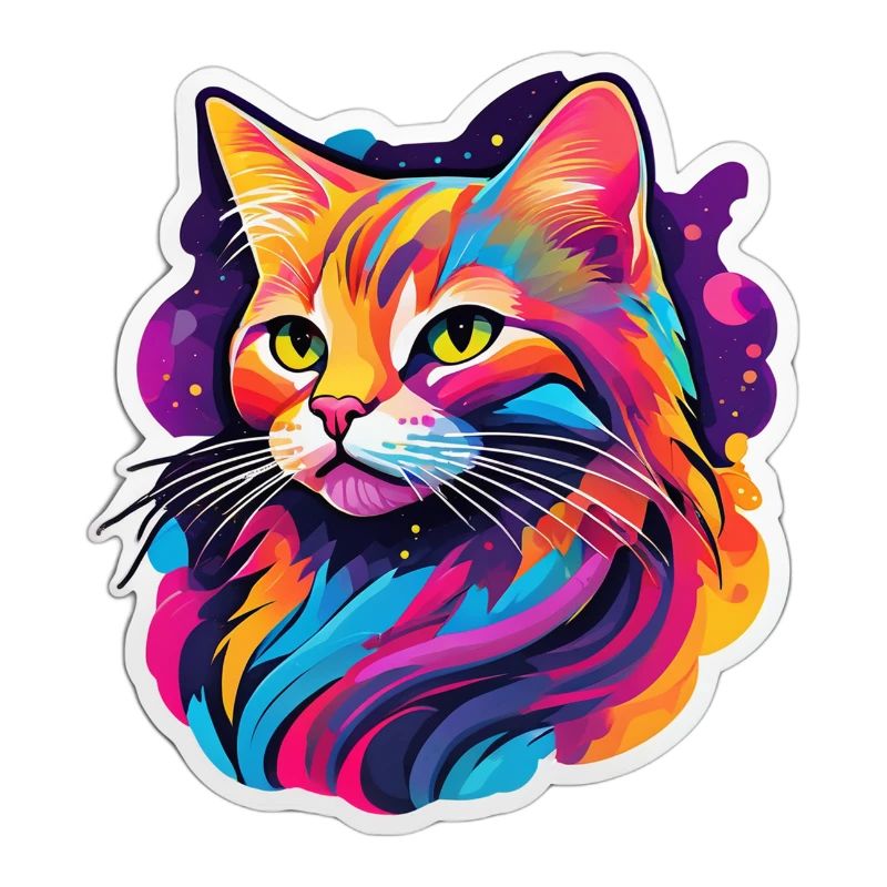 Regenbogen-Helle Katze