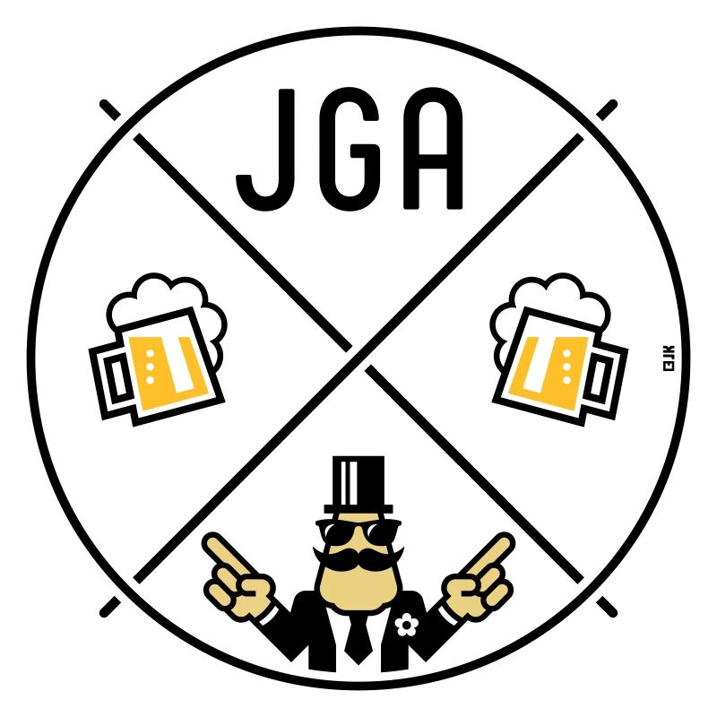 Signe de main du marié pour enterrement de vie de garçon Cercle de bière POS 3C
