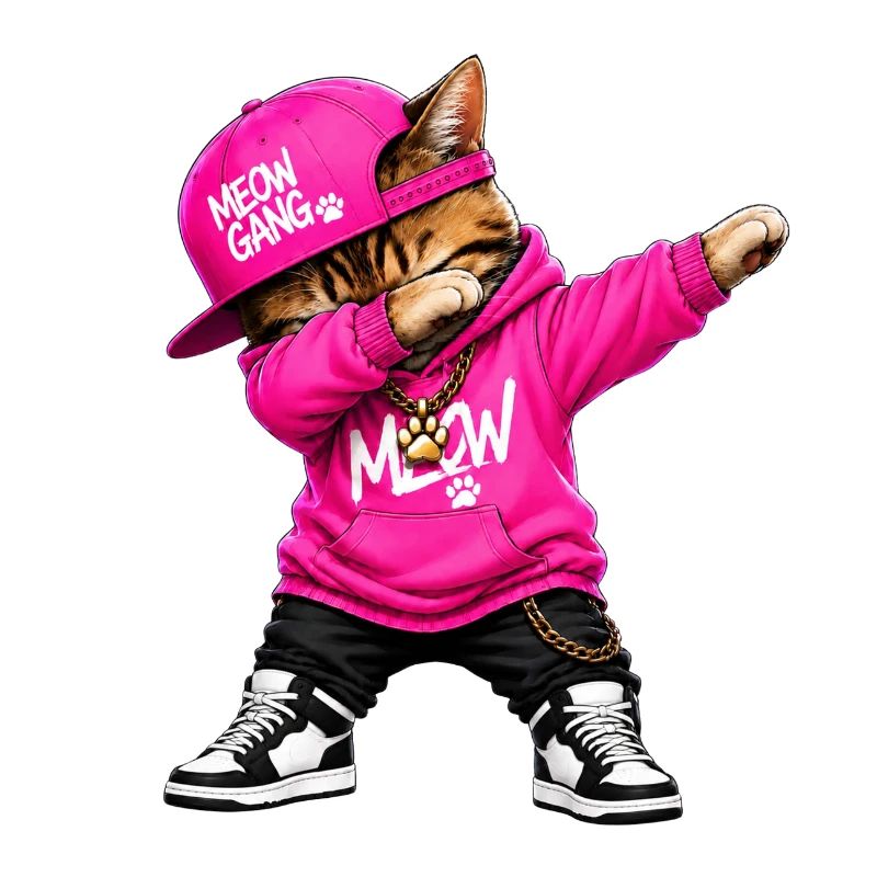 Dabbing Cat
