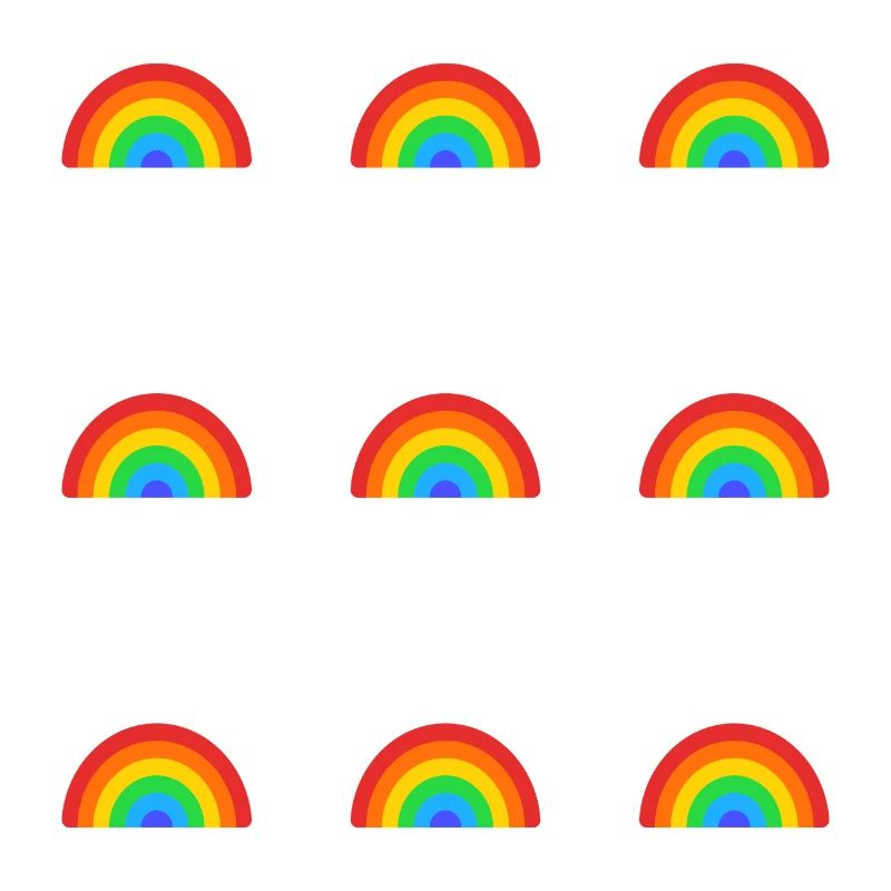 Rainbow Pattern - Happy Pride
