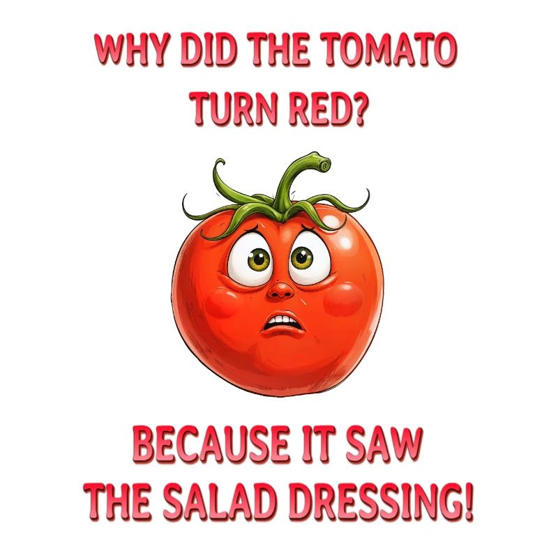 An embarrassed tomato