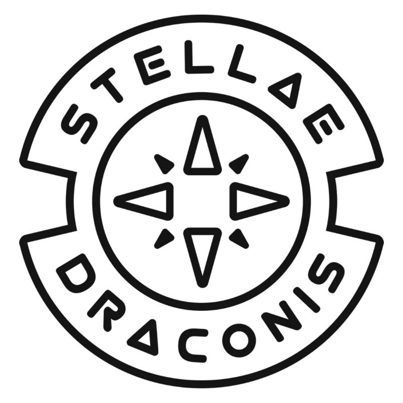 Stellae Draconis - Logo (schwarz)