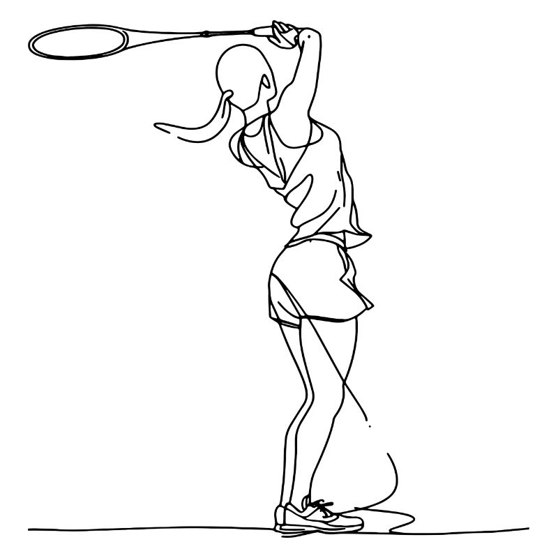 Badminton Mädchen