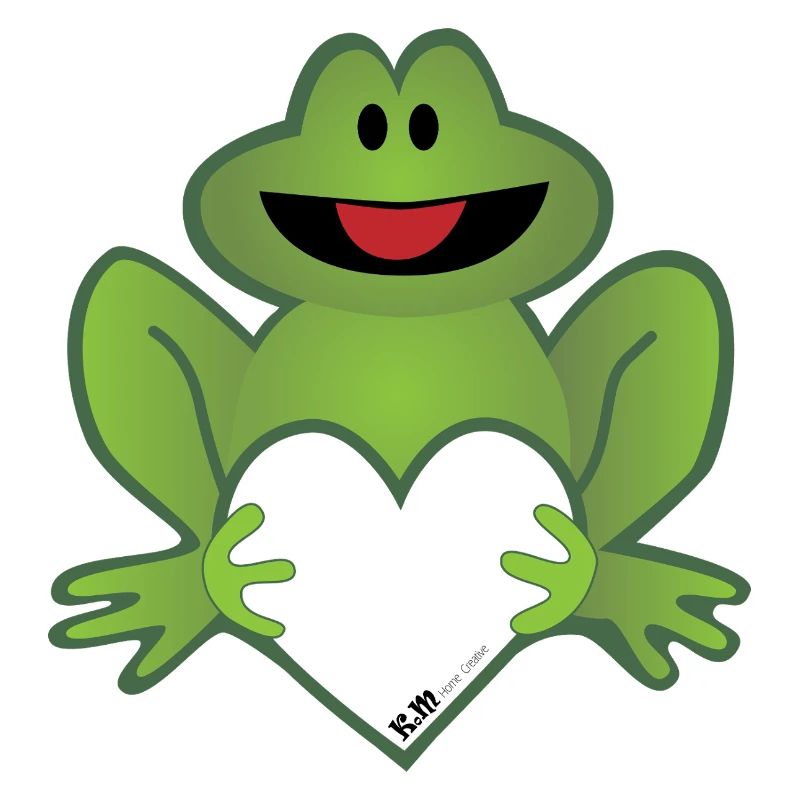 Frog with hart