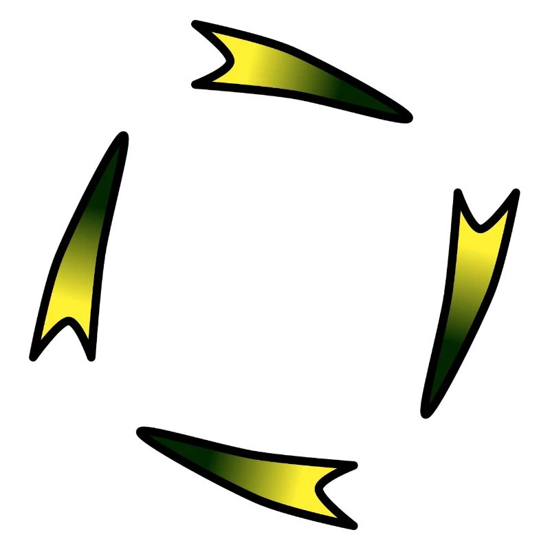 Leuchtende Eckbänder Abstrakt