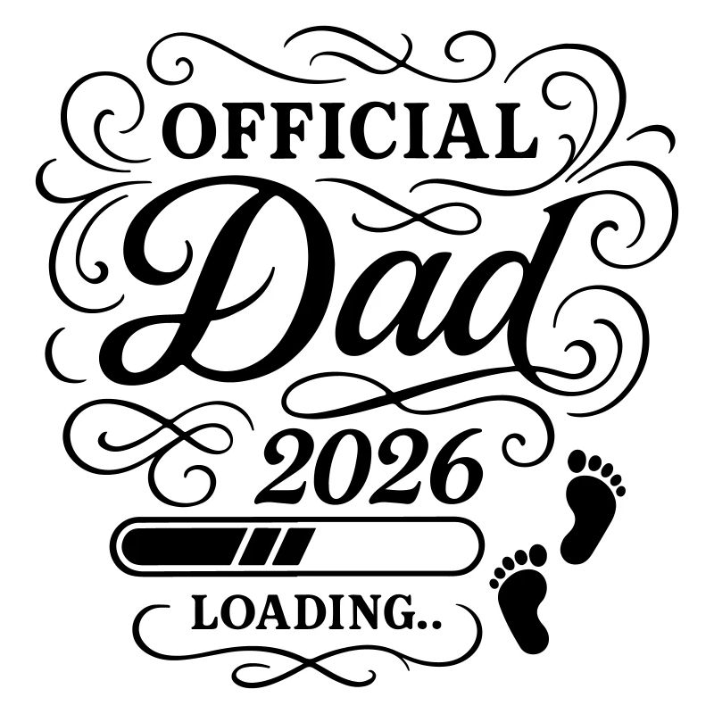 Dad 2026 Papa Loading Vaterschaft
