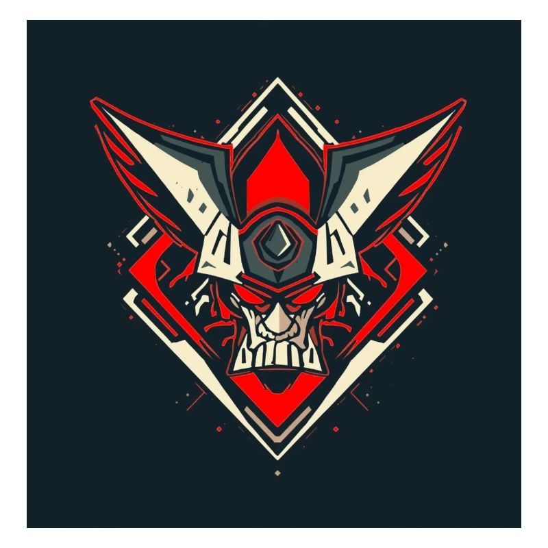 Schädel Warrior Emblem