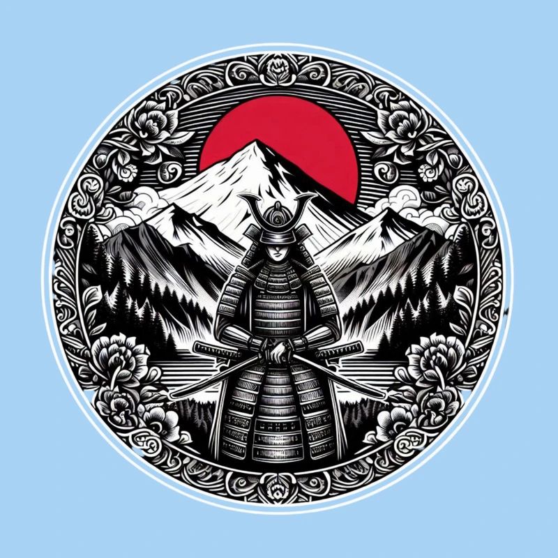 Japanischer Samurai-Krieger