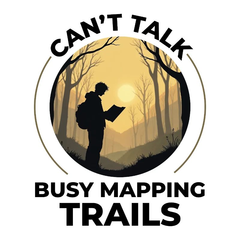 Outdoor Mapping Explorer Forest Map Sunrise