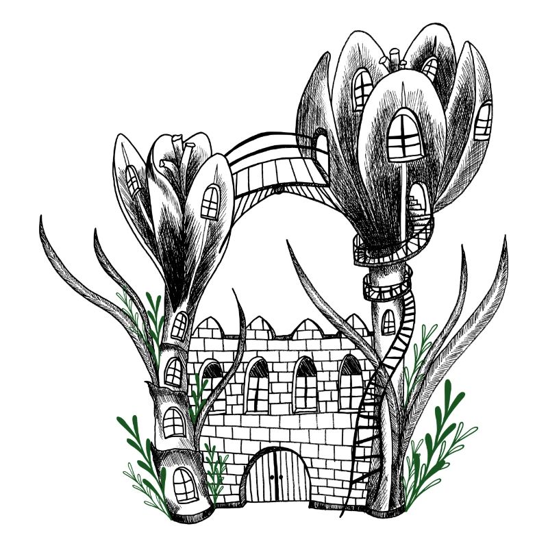 Garden Flower Castle